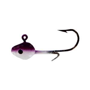 Big Bite Baits - 1/16oz Pro Minnow Head - Purple/Pearl