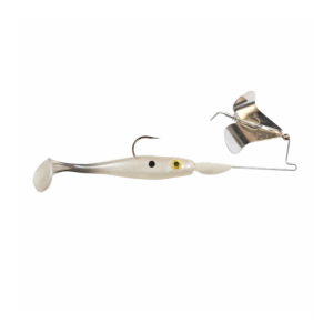Big Bite Baits - 1_4 oz Suicide Shad Buzzbait - Silver Blade Pearly Shad