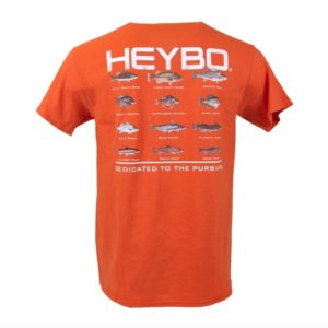 Heybo Freshwater Fish Chart T-shirt