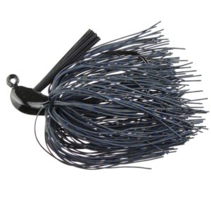 SpotSticker Hand-Tied Casting Jig - Black/Blue Reptile