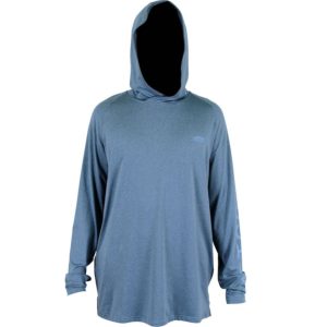 samurai heathered ls performance hoodie