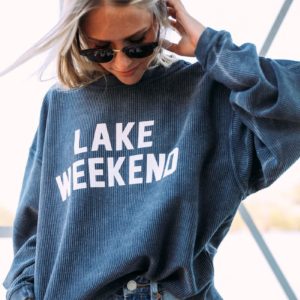 lake weekend corded sweatshirt