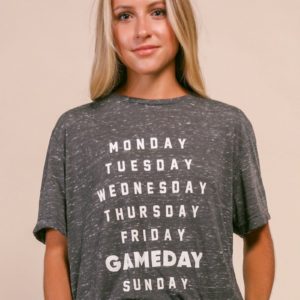 Charlie Southern Gameday weeklist tee front