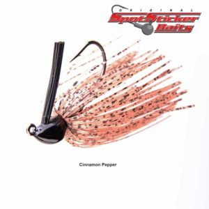 SpotSticker Hand-Tied Casting Jig - Cinnamon Pepper