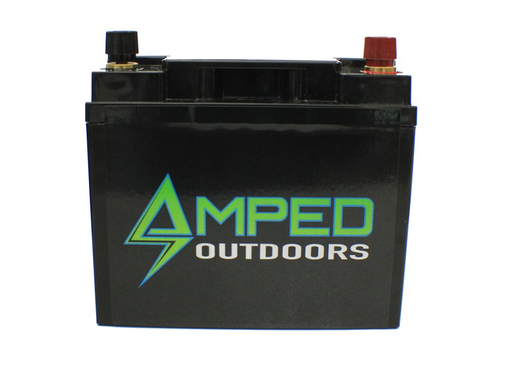 Amped Outdoors 60ah Lithium Battery (LIFEPO4) - The Yak Shak