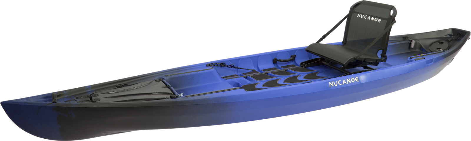 NuCanoe Pursuit Patrol Blue full view.