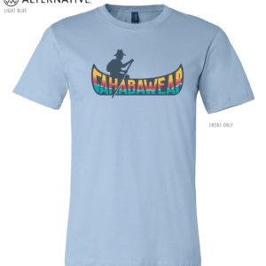 Cahaba Wear Canoe T-Shirt Light Blue