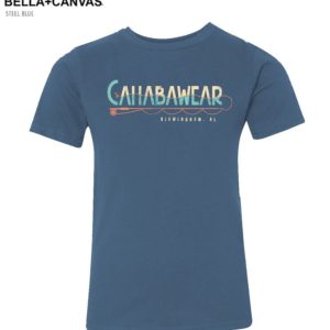 Cahaba Wear Fly Rod T-Shirt Steel Blue