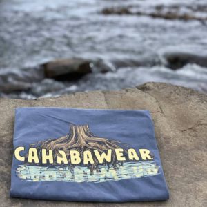 Cahaba Wear Roots T-Shirt - Denim lifestyle image