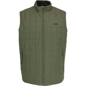 AFTCO Pufferfish Insulated Vest Oxide Heather front