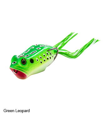 Z-Man Leap Frogz Popping Frog Green Leopard