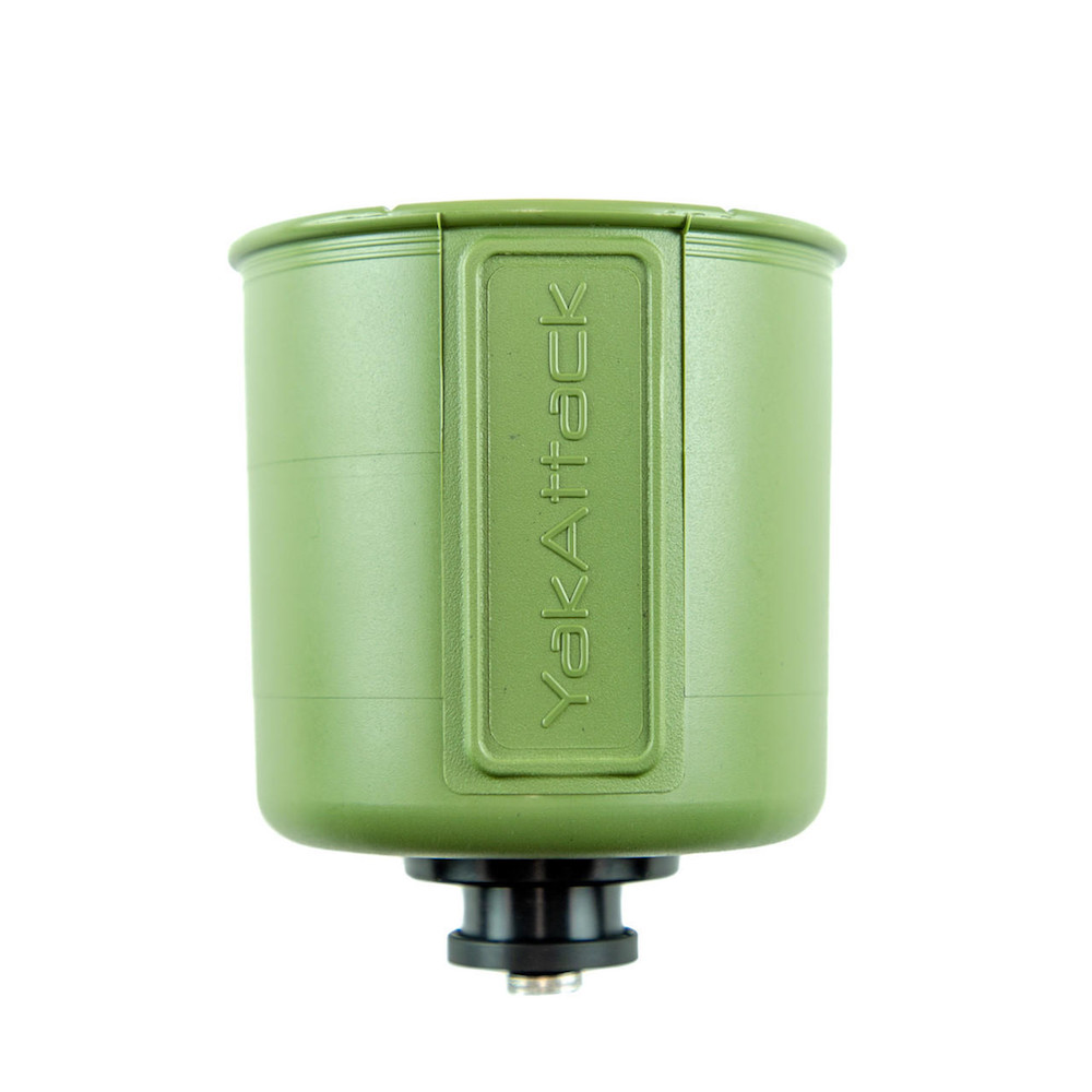 YakAttack MultiMount Cup Holder, Olive Green