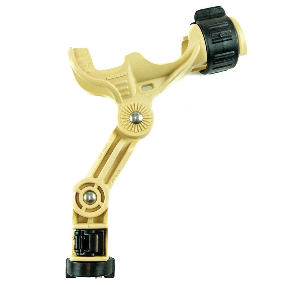 YakAttack Omega Pro™ Rod Holder with Track Mounted LockNLoad™ Mounting System, Desert Sand